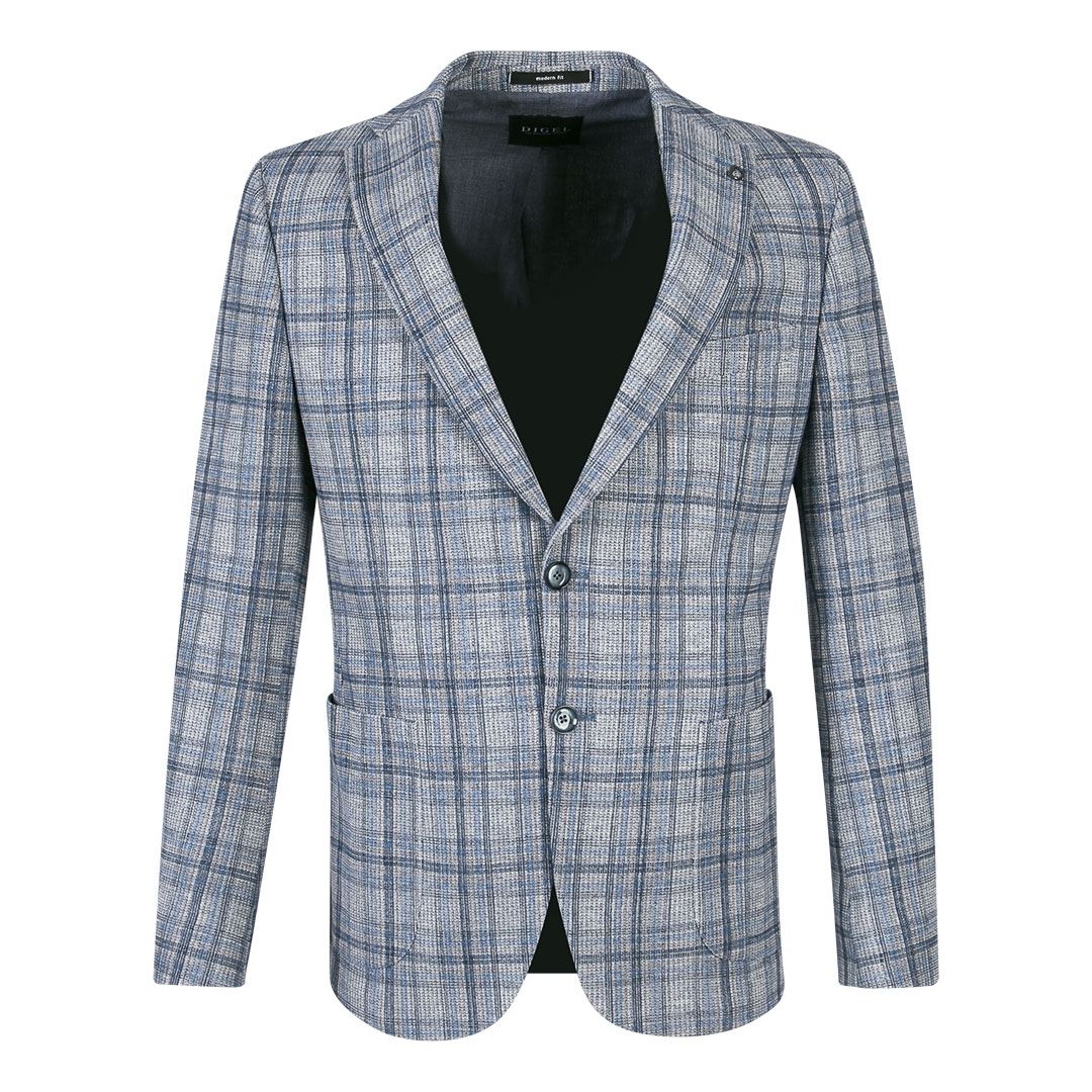 Мужской пиджак в клетку Digel | Фото 1