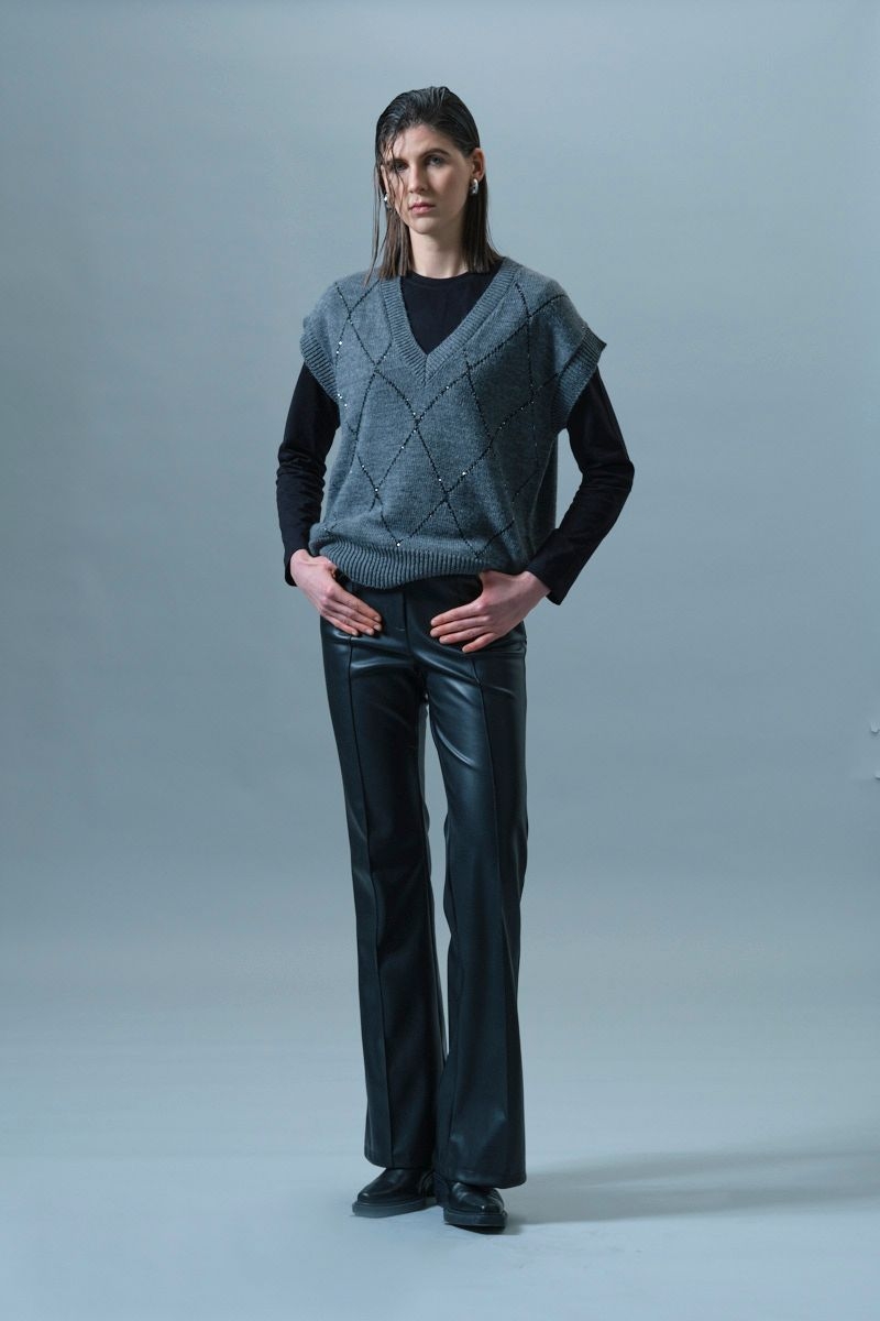 Женский вязаный жилет KAOS | Фото 5