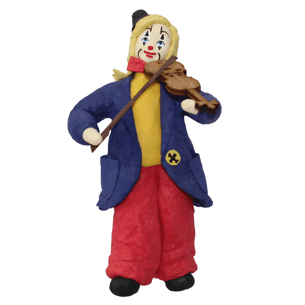 Ёлочная игрушка Клоун со скрипкой Душистыя радости | Фото 1