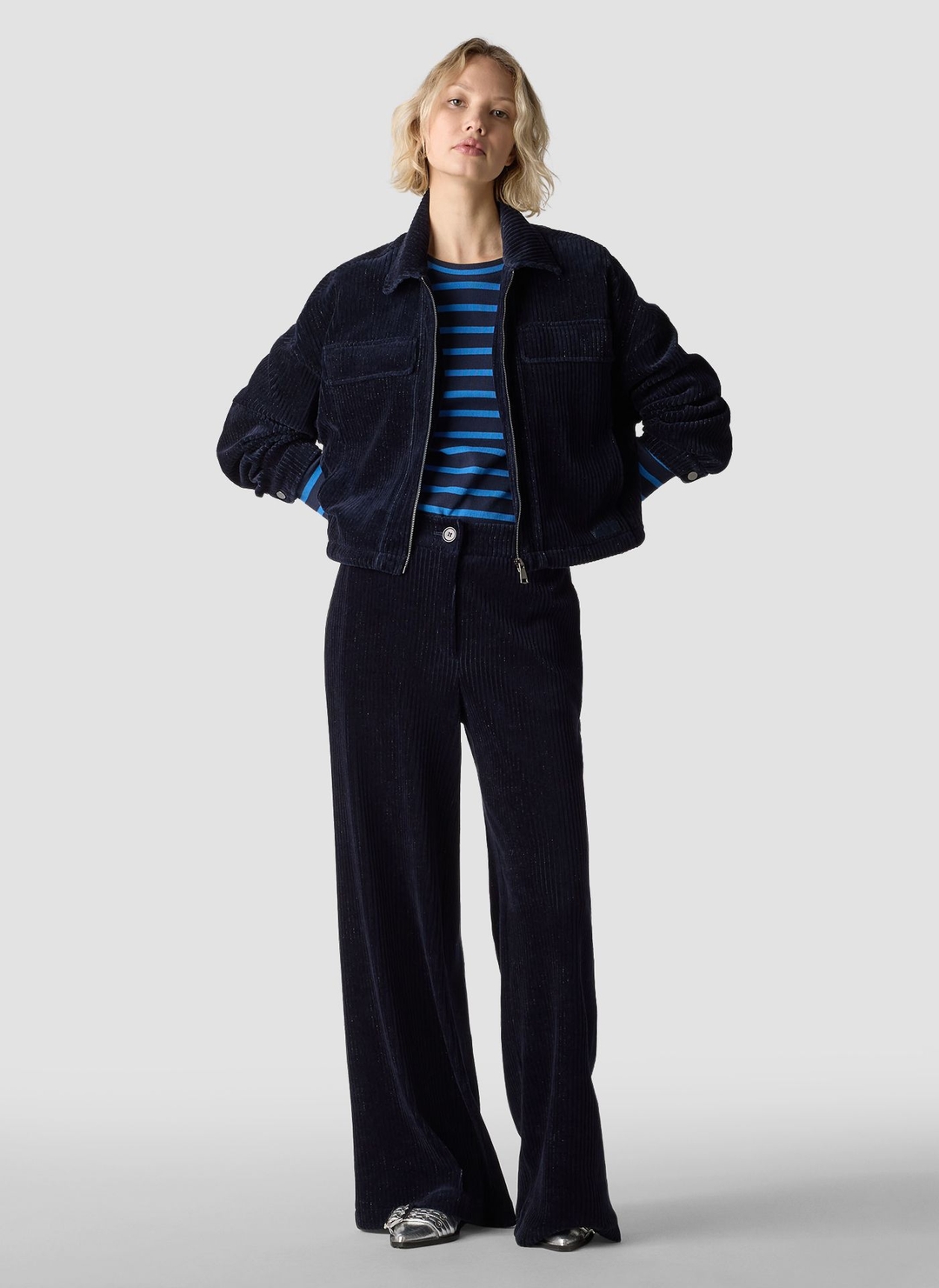 Женский лонгслив в полоску LeComte | Фото 4