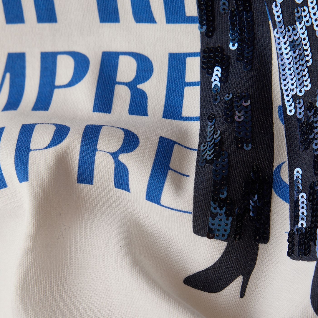 Женская футболка с пайетками LeComte | Фото 7