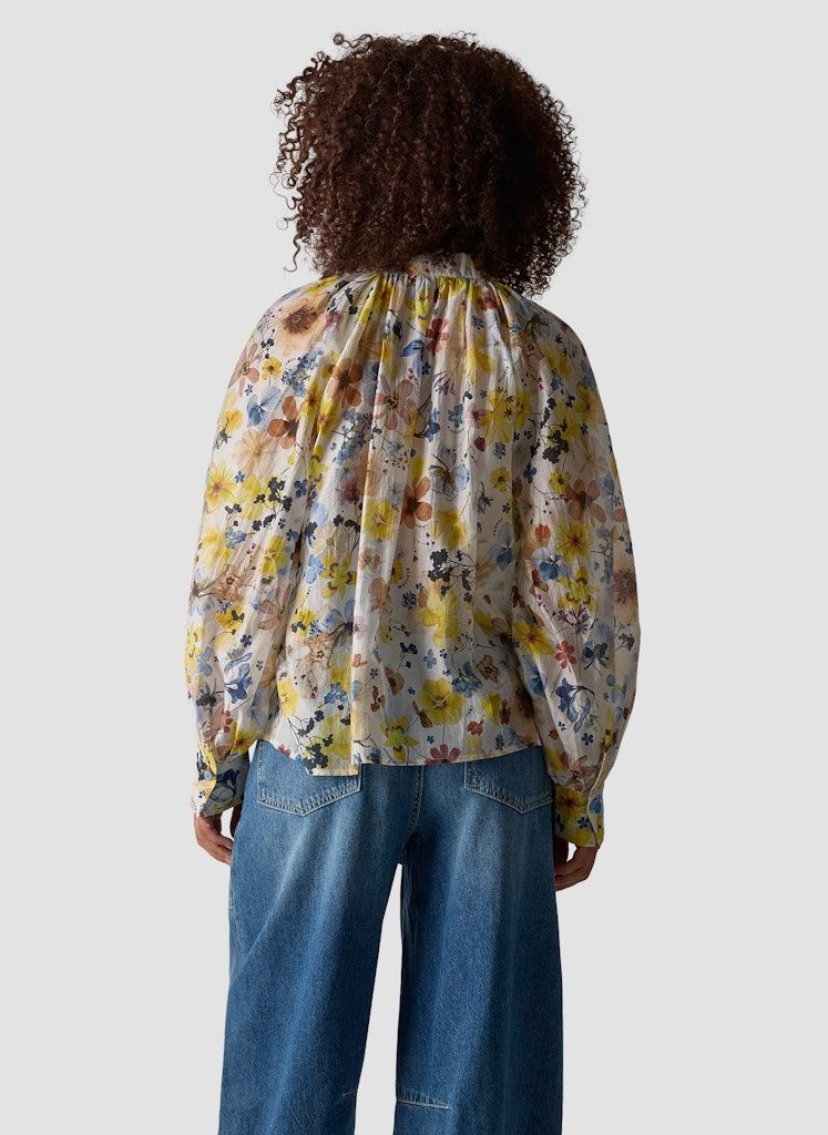 Женская блуза с цветочным принтом LeComte | Фото 2