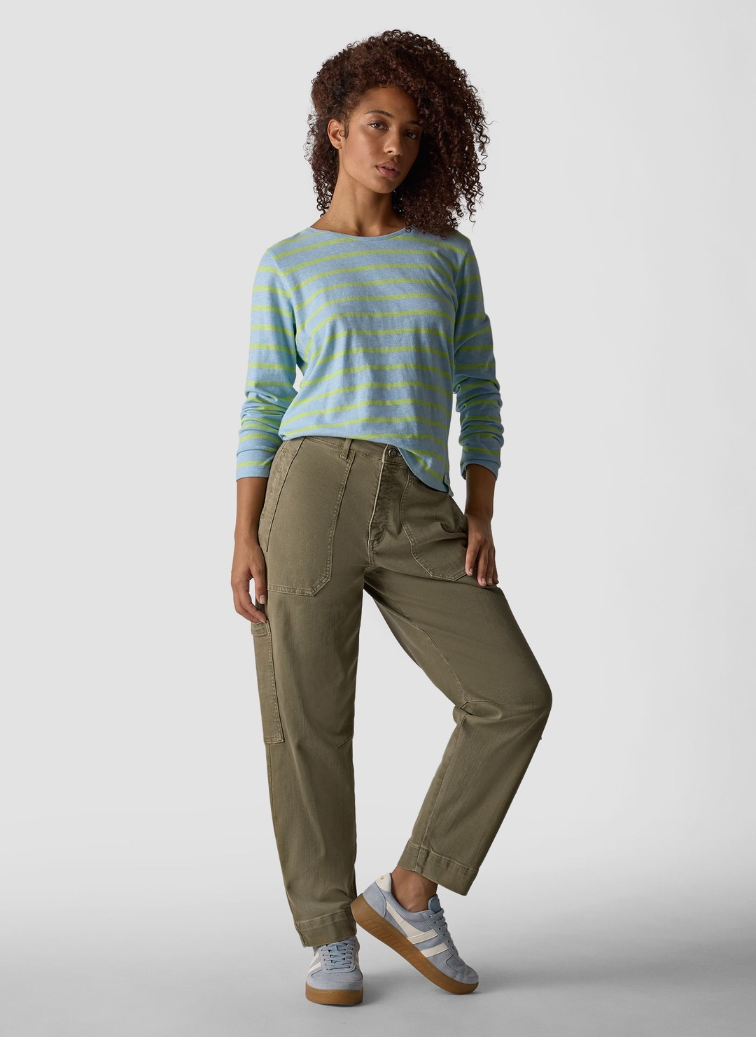 Женский лонгслив из хлопка LeComte | Фото 4