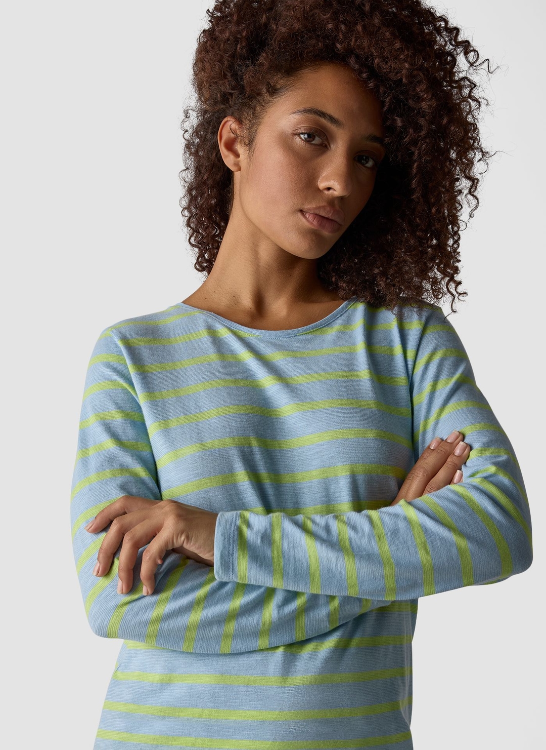 Женский лонгслив из хлопка LeComte | Фото 5