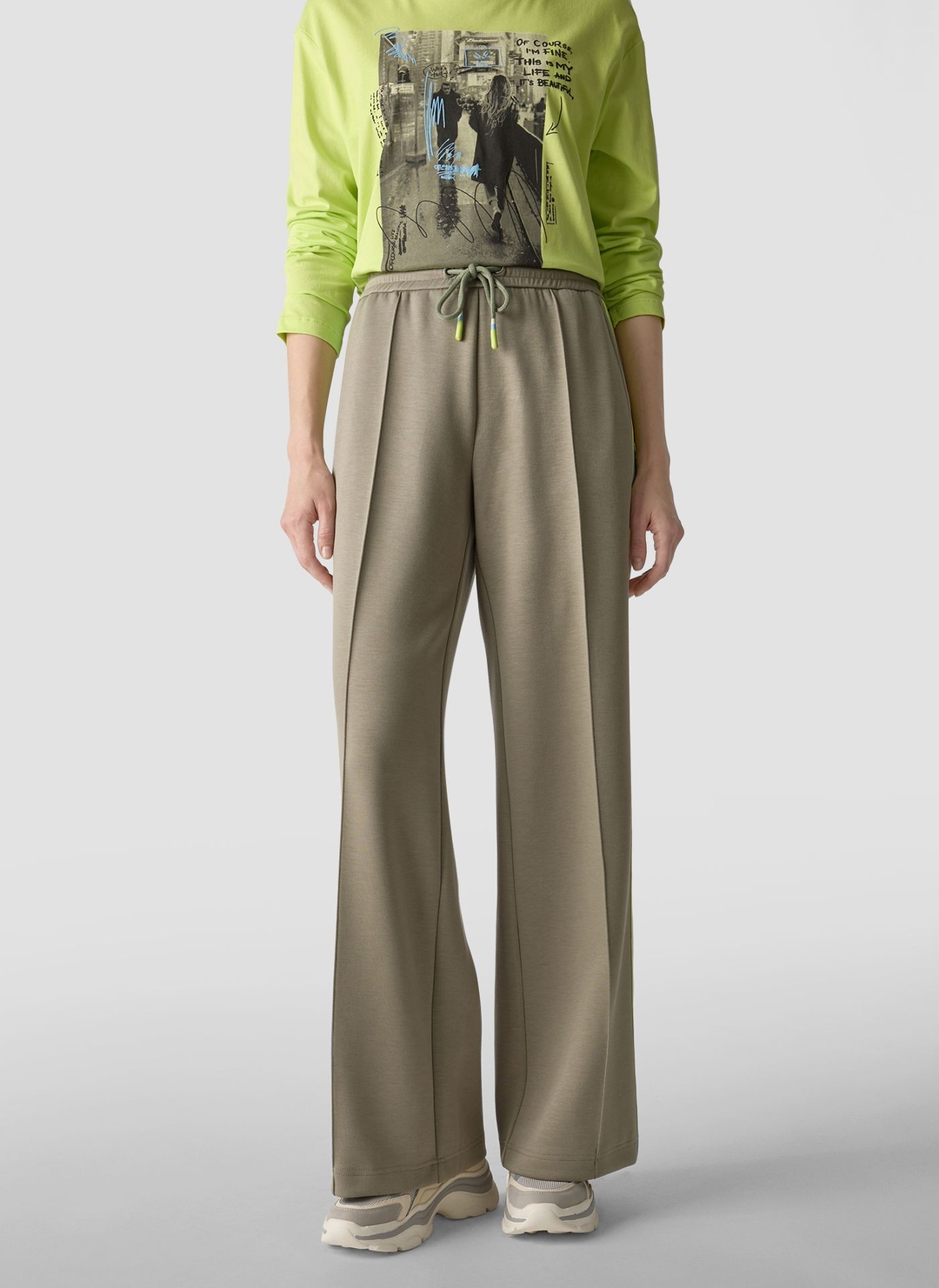 Женские трикотажные брюки с лампасами LeComte | Фото 3