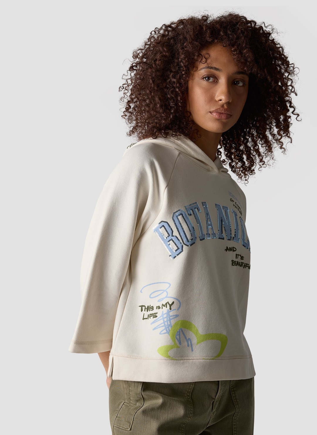 Женское худи с пайетками LeComte | Фото 5