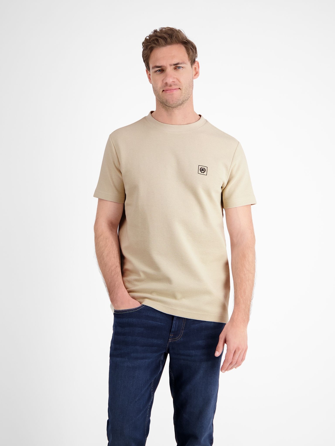 Мужская футболка с фактурой Lerros | Фото 3