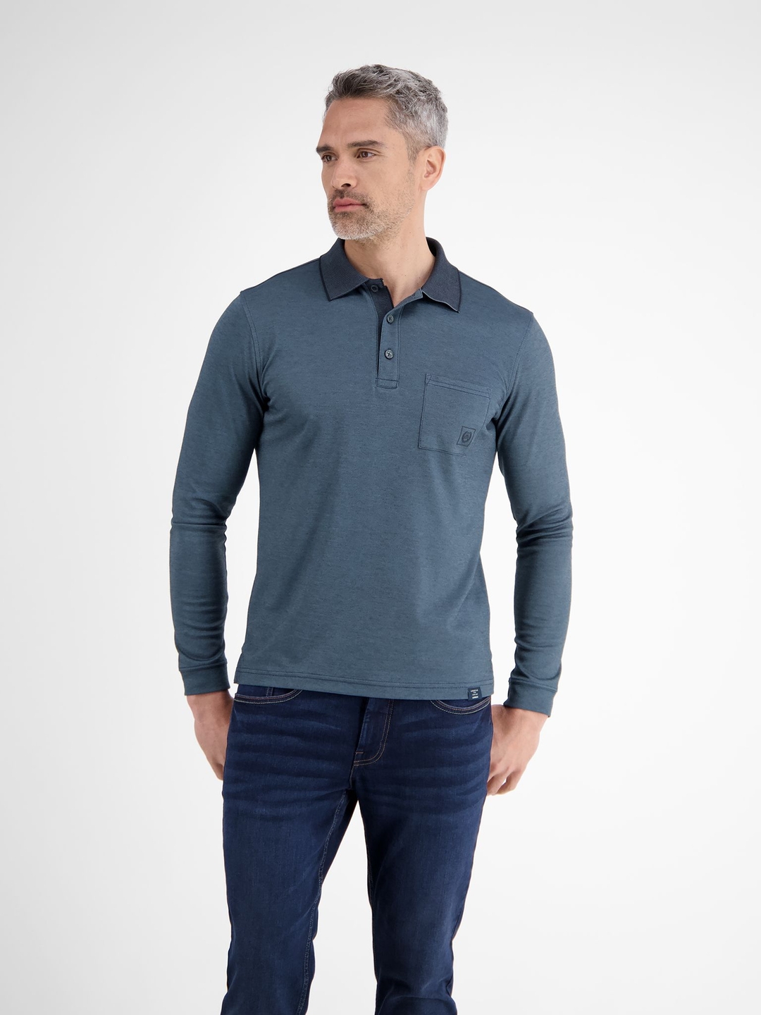 Мужское поло с длинными рукавами Lerros | Фото 4