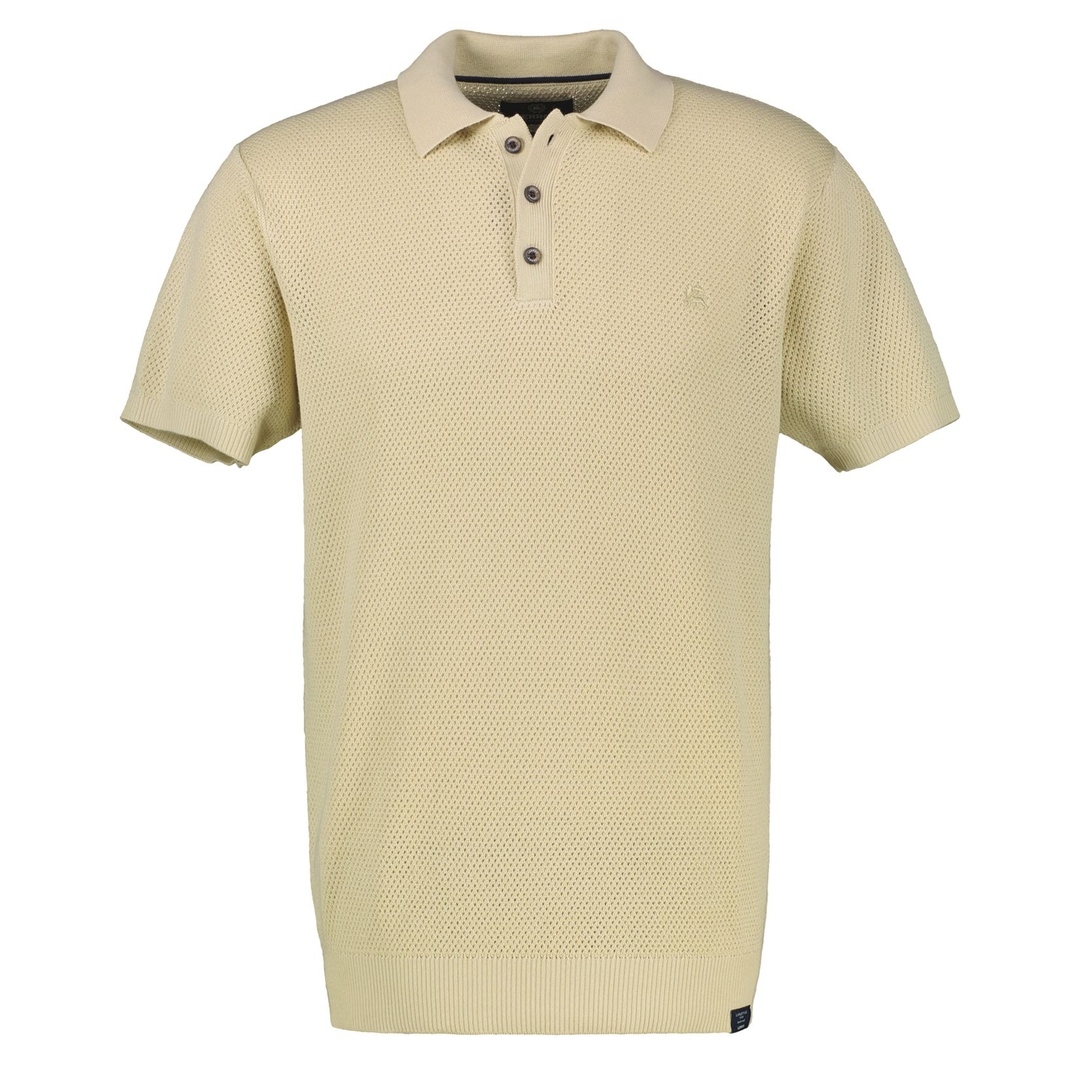 Мужское поло из перфорированного трикотажа Lerros | Фото 1