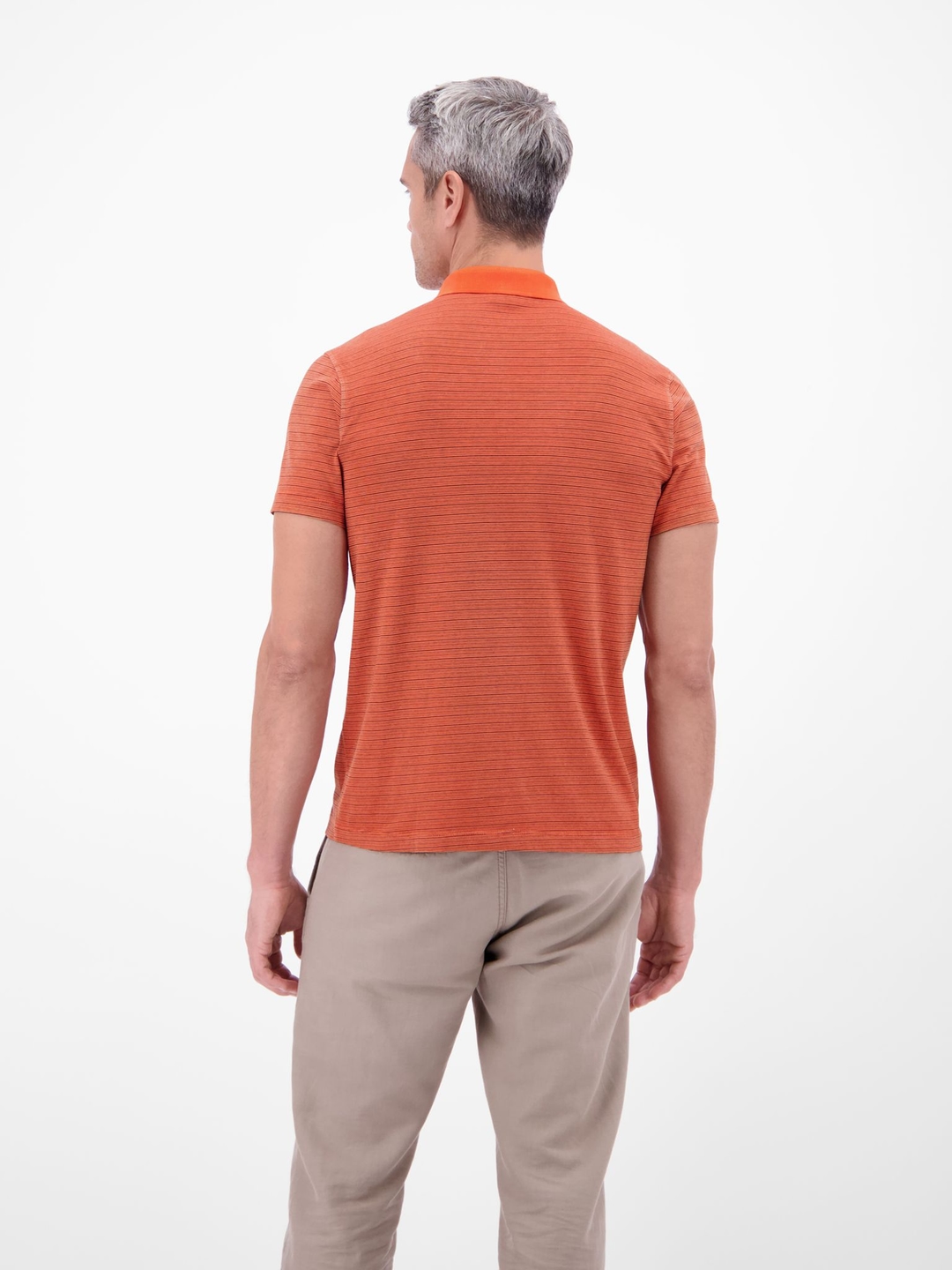 Мужское хлопковое поло в полоску Lerros | Фото 4