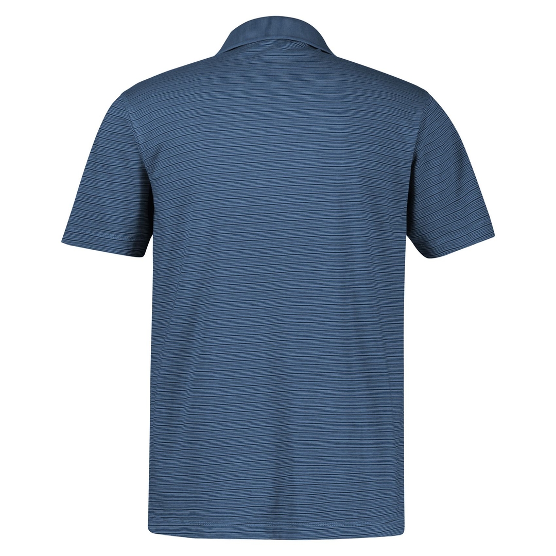 Мужское хлопковое поло в полоску Lerros | Фото 2