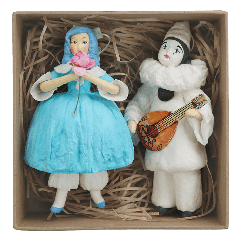 Набор ёлочных игрушек Мальвина и Пьеро Душистыя радости | Фото 2