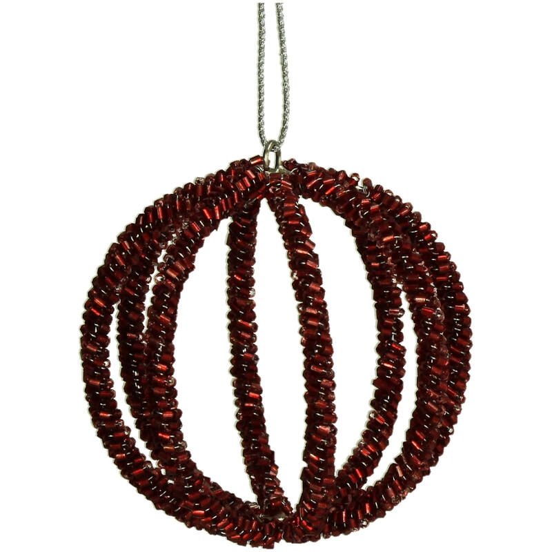 Ёлочная игрушка Шар 8 см  Kersten | Фото 1