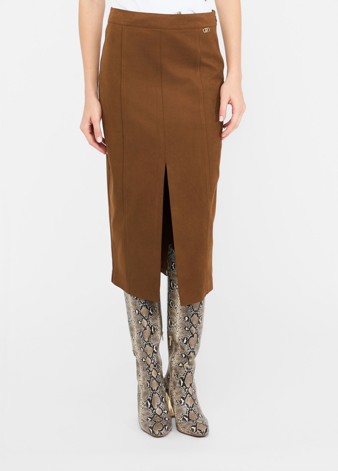 Юбка миди с разрезом Liu Jo | Фото 2