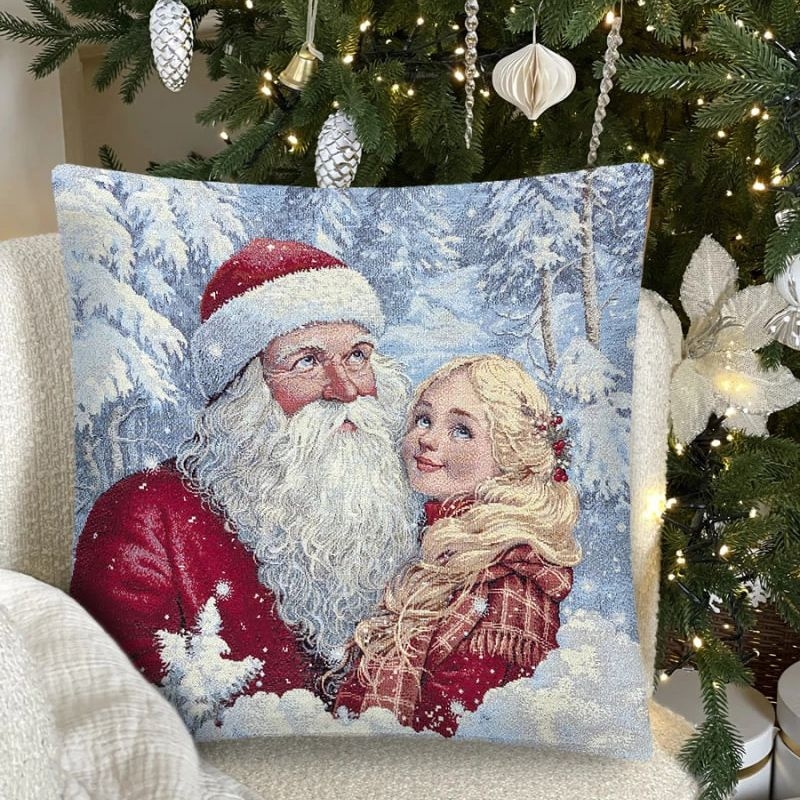 Подушка Морозко и Настенька | Фото 1