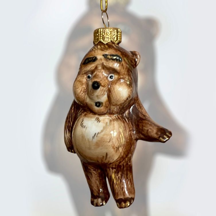 Елочная игрушка Медвежонок в тумане  Лефортово | Фото 1