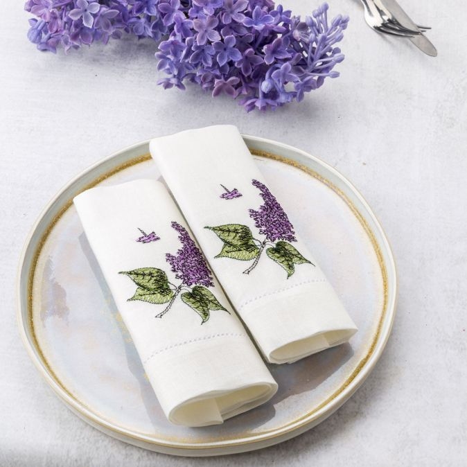 Набор салфеток Невская Вышивка, Сирень | Фото 1