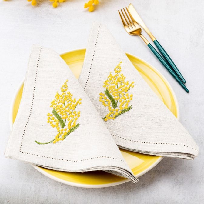 Набор салфеток Невская Вышивка, Мимоза | Фото 1