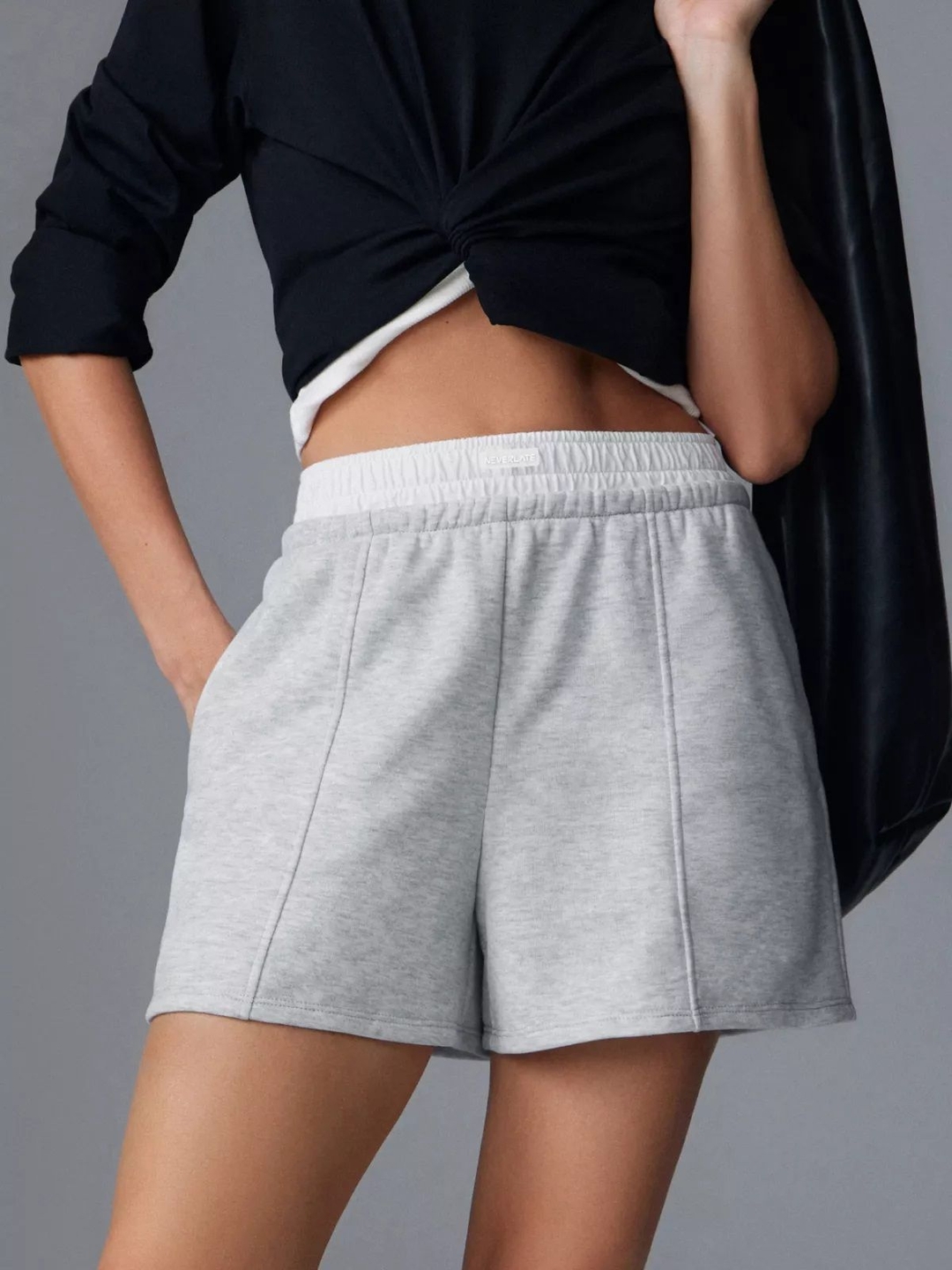 Женские спортивные шорты с двойным поясом Neverlate | Фото 1
