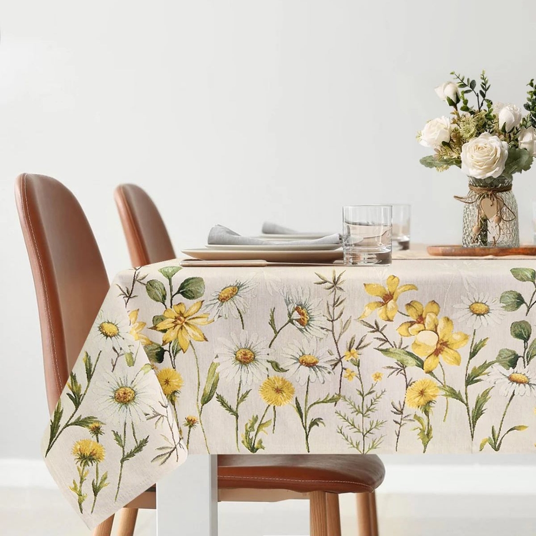 Скатерть Одуванчики и ромашки | Фото 1