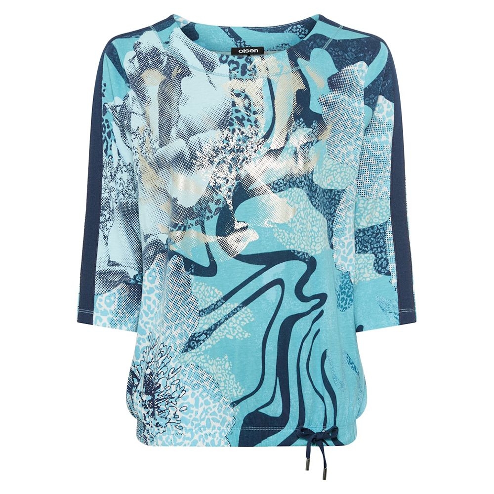 Женский лонгслив из хлопка с модалом Olsen | Фото 1