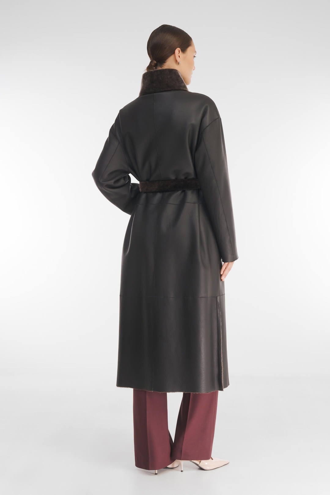 Женская двухстороння  дублёнка Caterina Leman | Фото 3