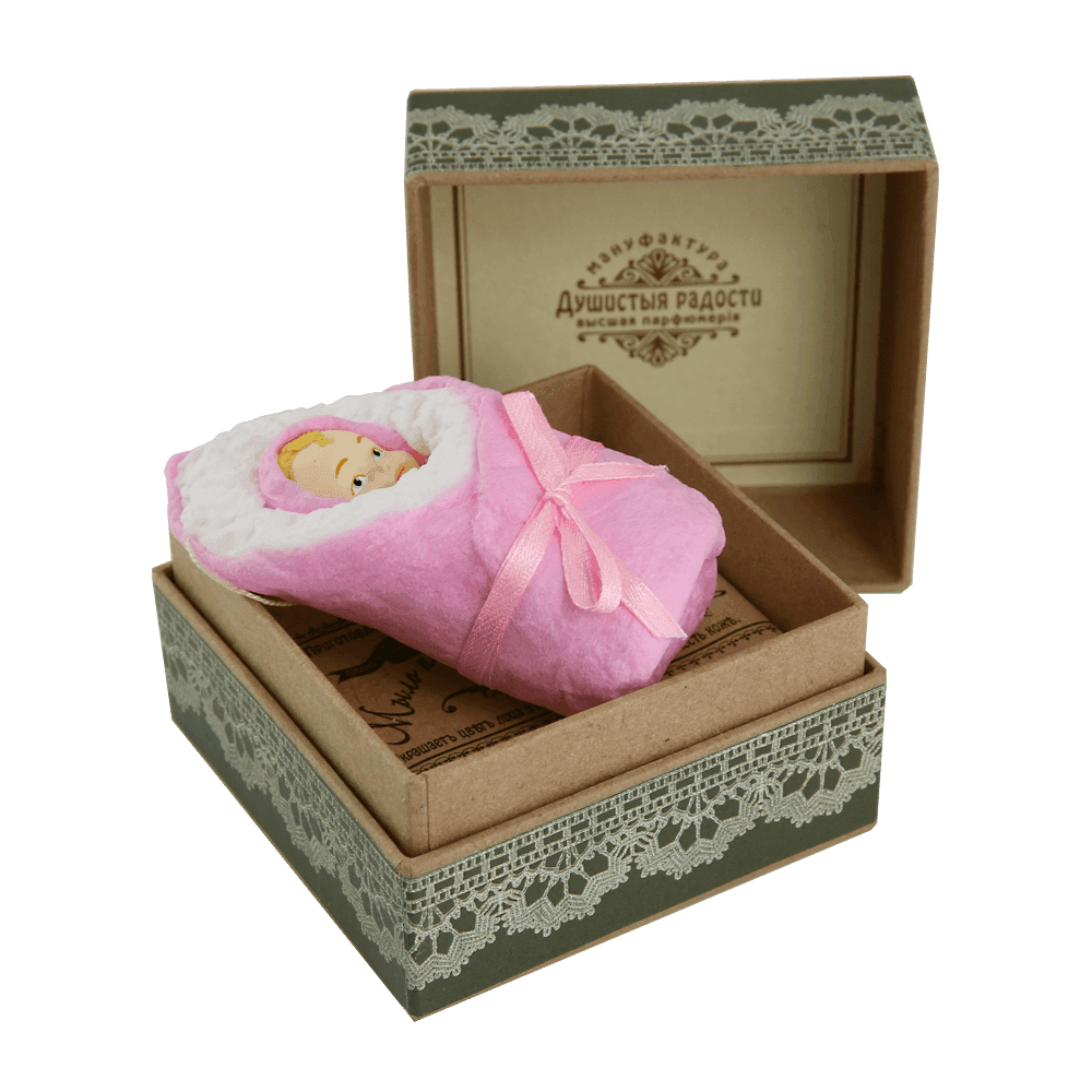 Ёлочная игрушка Пеленашка Девочка Душистыя радости | Фото 2