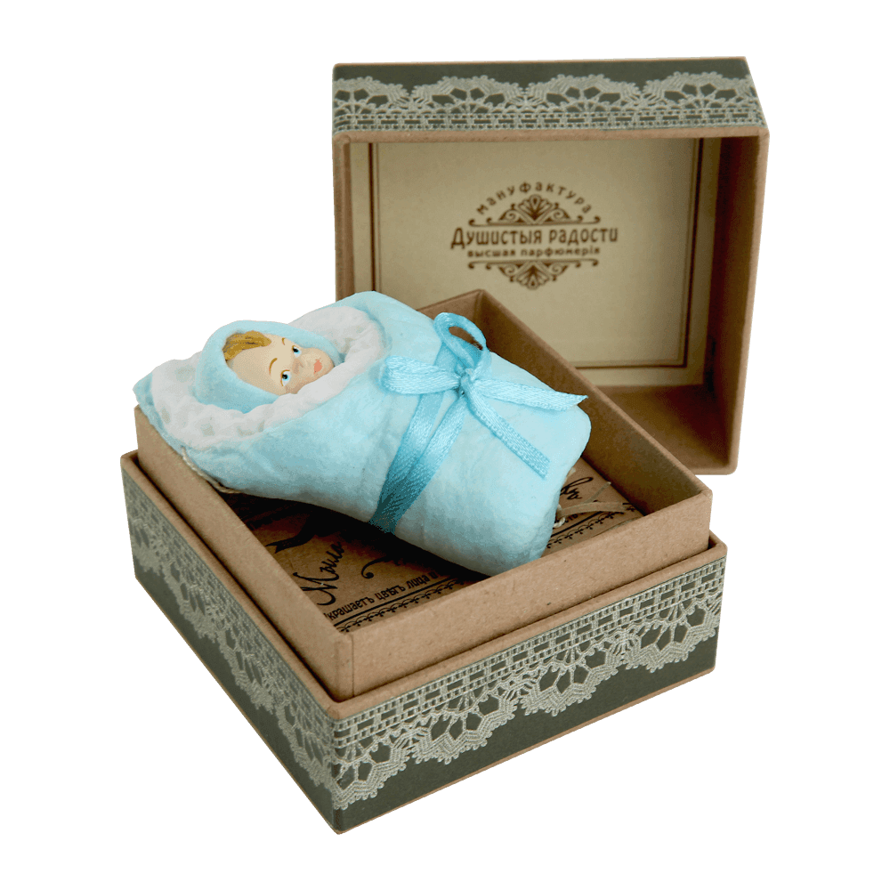 Ёлочная игрушка Пеленашка Мальчик Душистыя радости | Фото 2