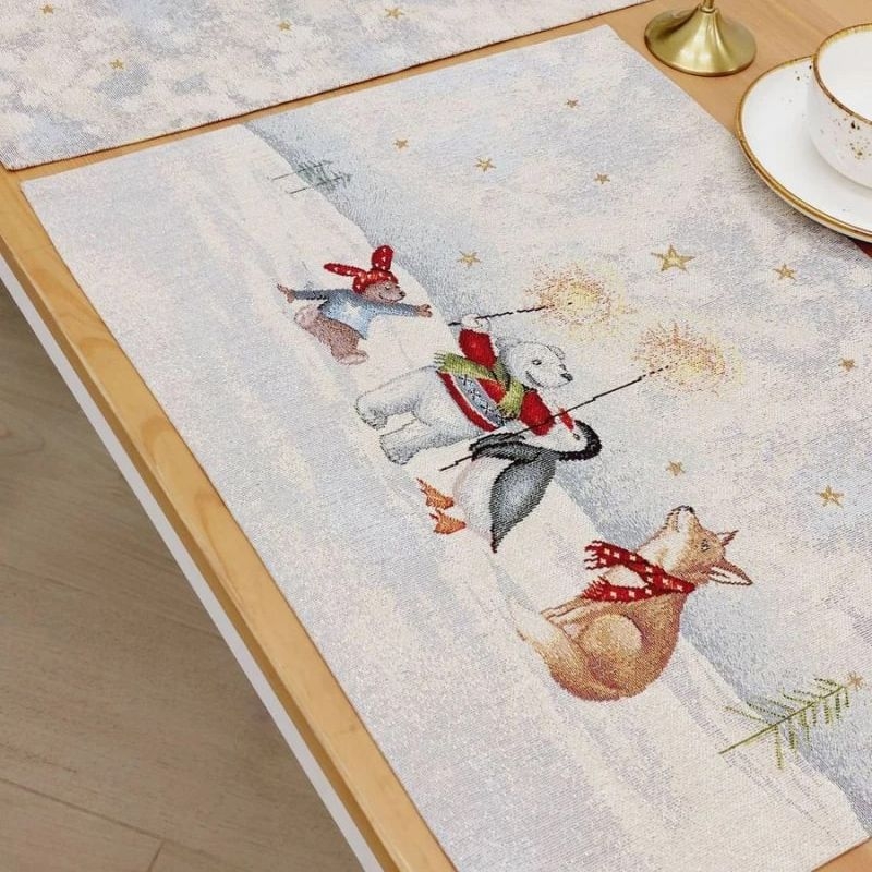 Скатерть, салфетки  Праздник на Севере | Фото 2