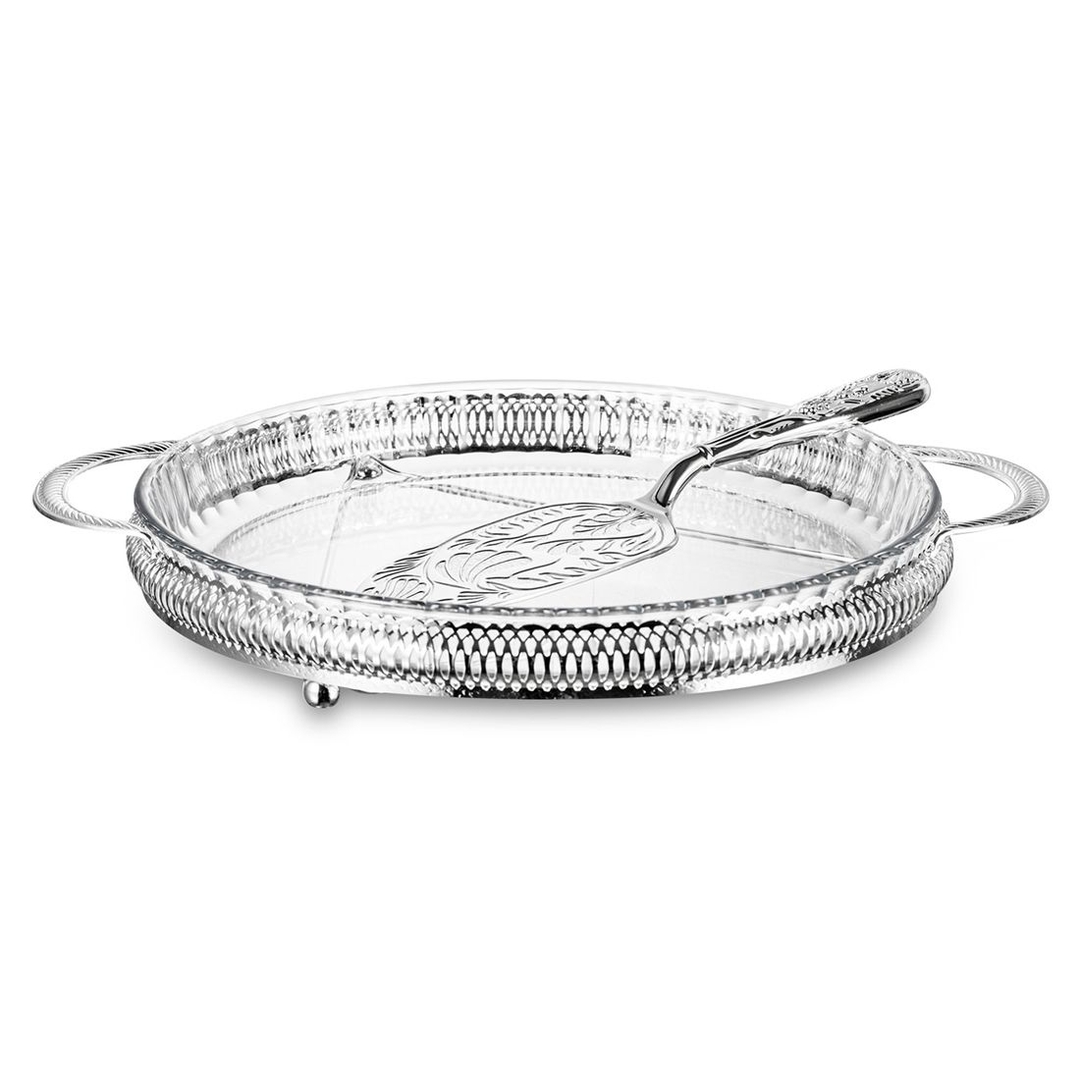 Блюдо для торта с лопаткой Queen Anne | Фото 1