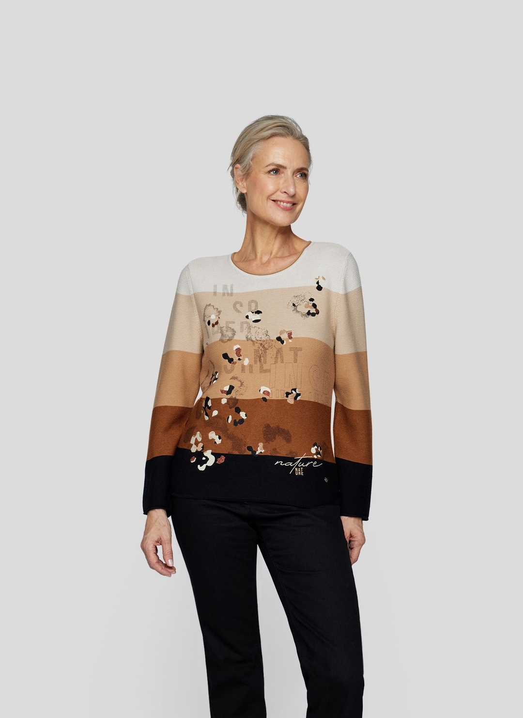 Женский джемпер с вышивкой Rabe | Фото 3