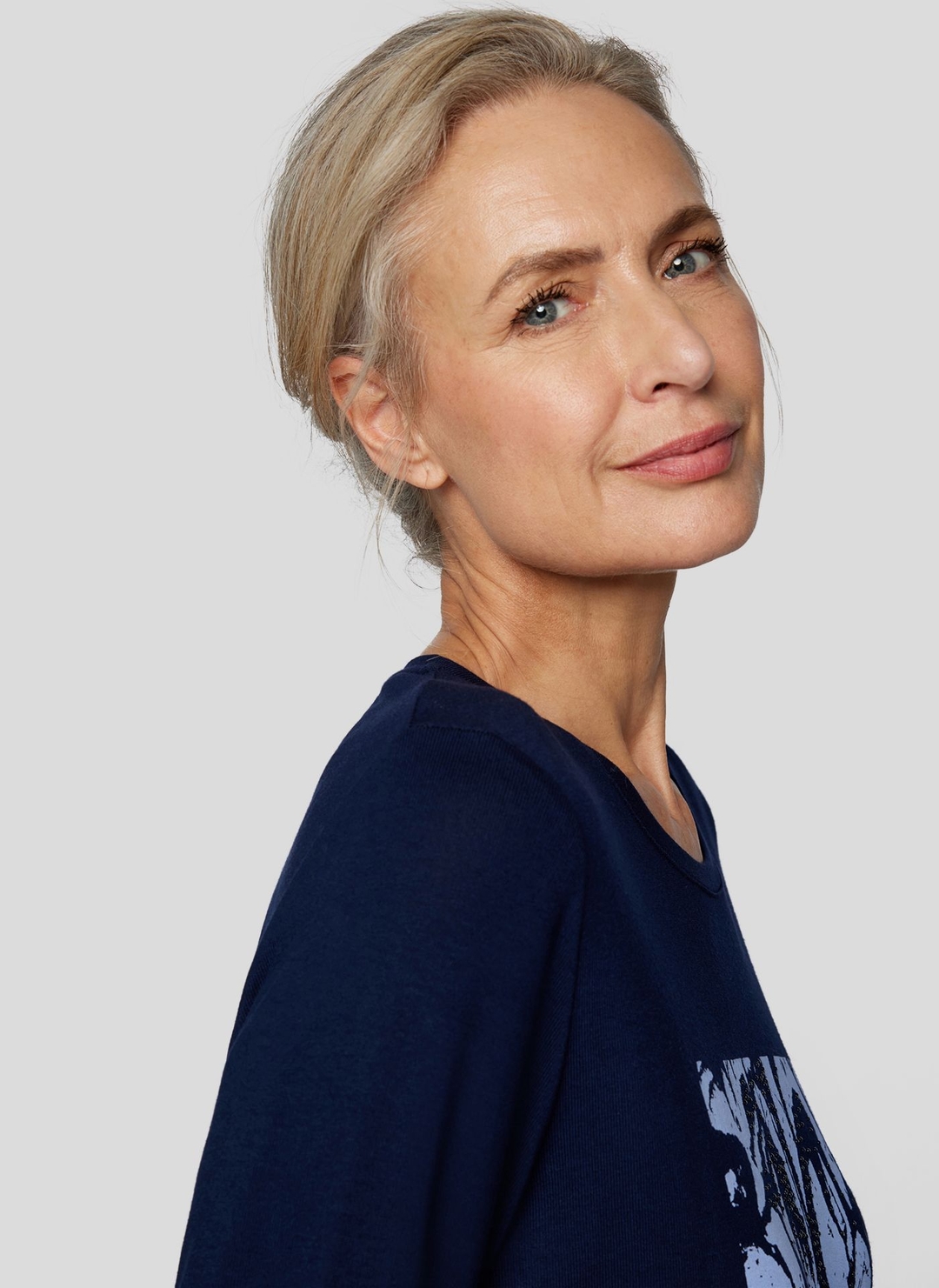 Женский лонгслив с принтом Rabe | Фото 5