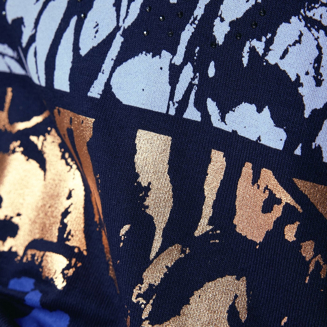 Женский лонгслив с принтом Rabe | Фото 7