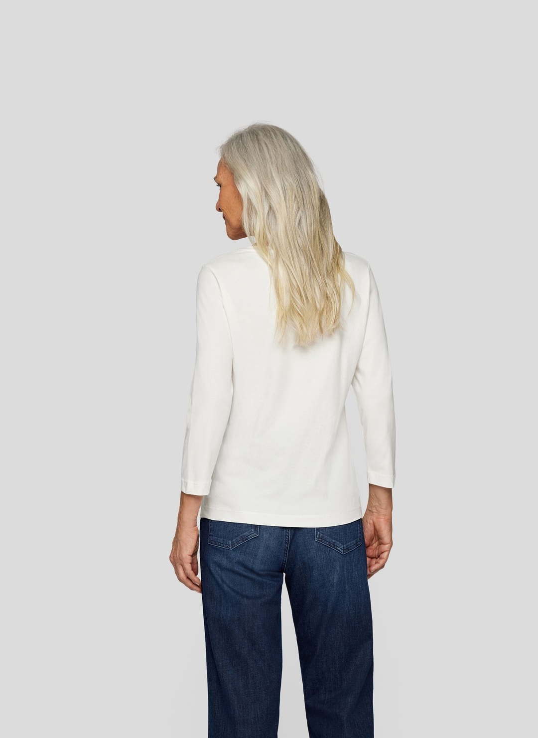 Женский лонгслив из хлопка Rabe | Фото 2