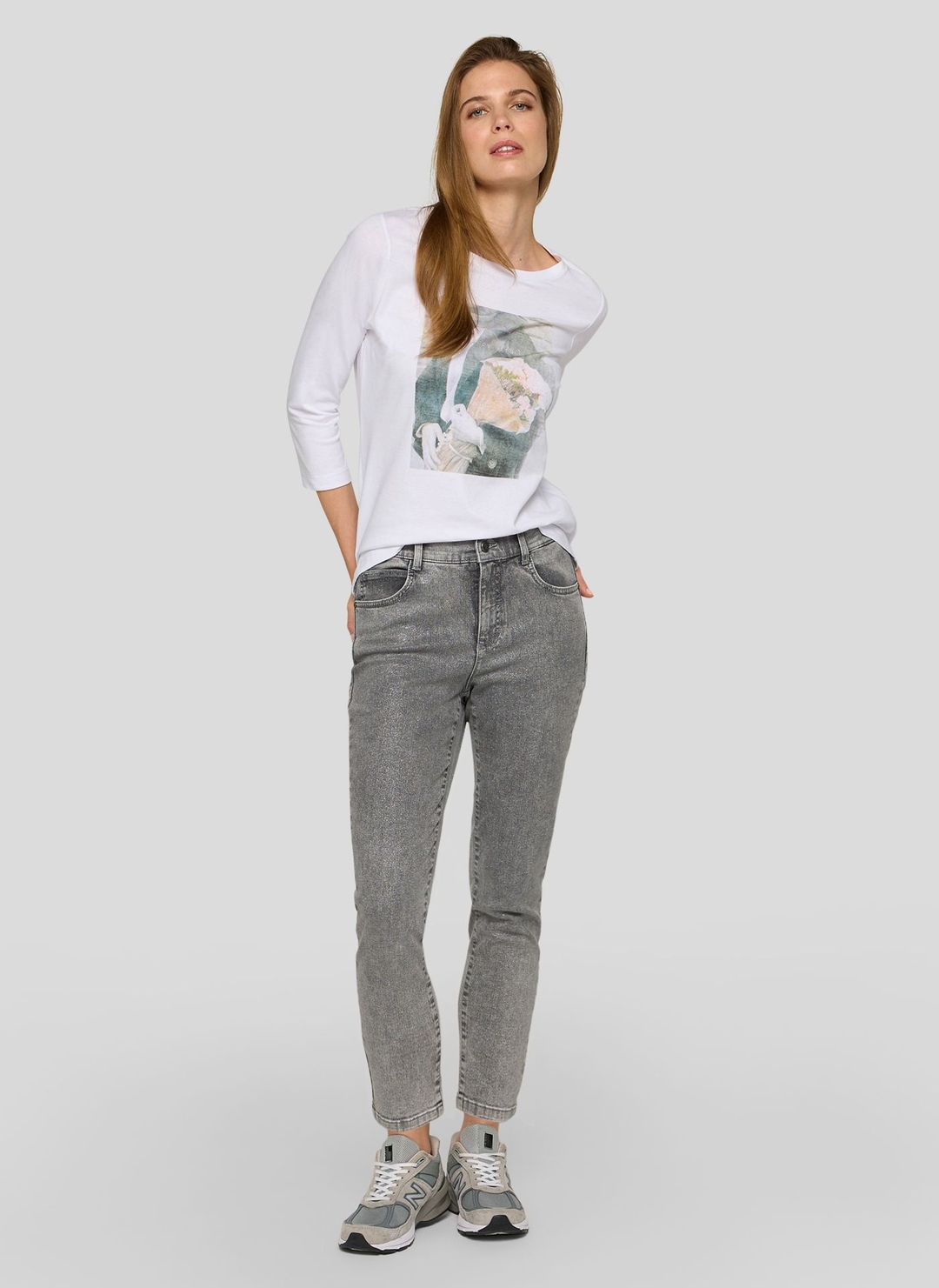 Женский хлопковый лонгслив Rabe | Фото 6