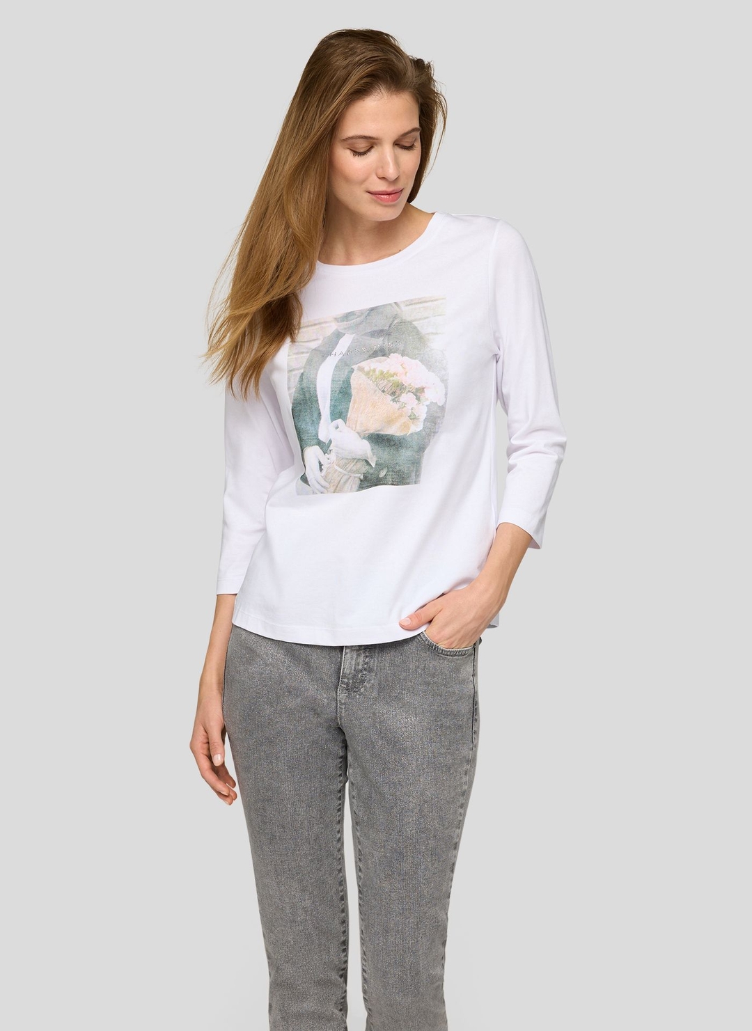 Женский хлопковый лонгслив Rabe | Фото 3