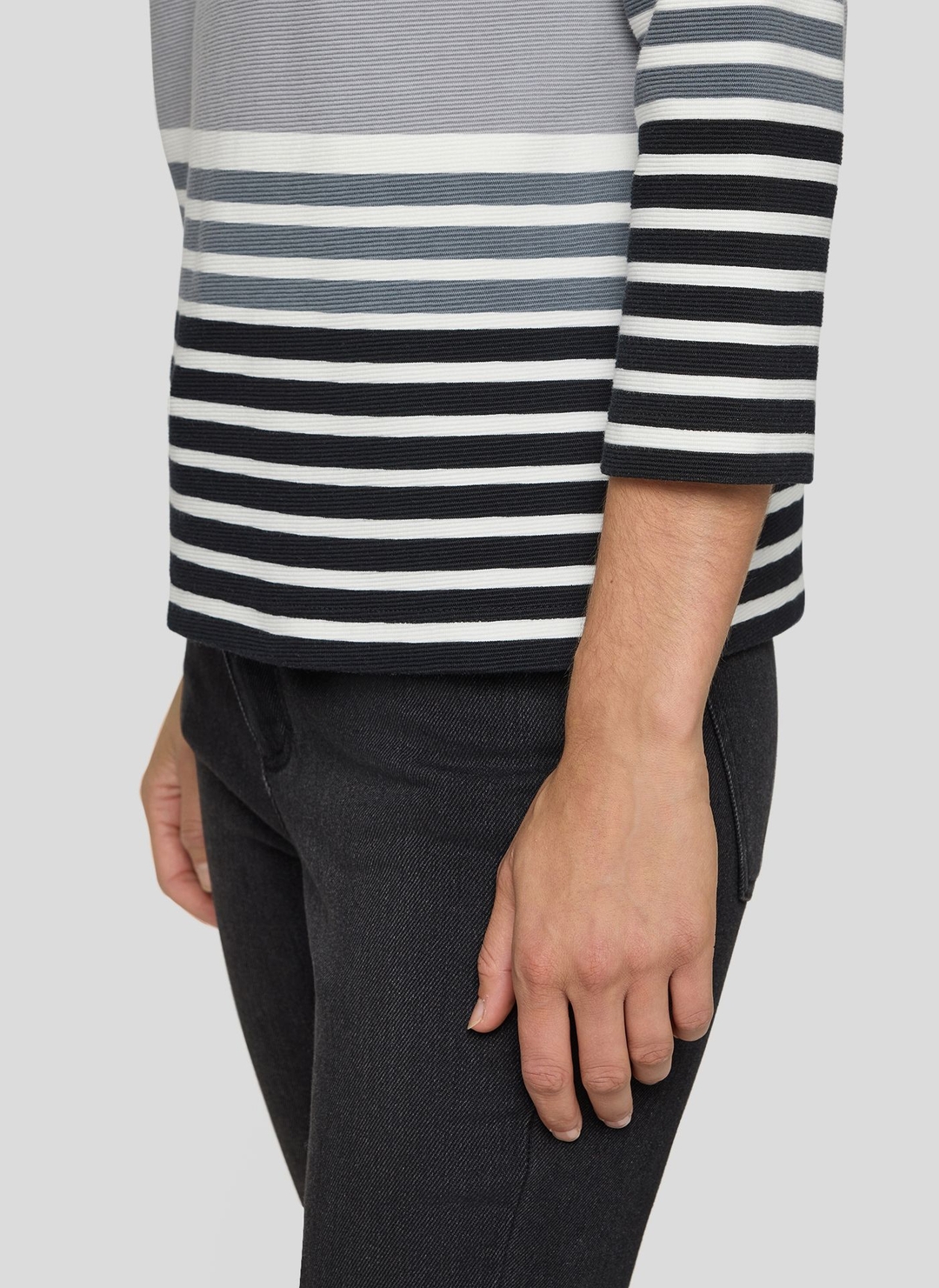 Женский свитшот в полоску Rabe | Фото 6