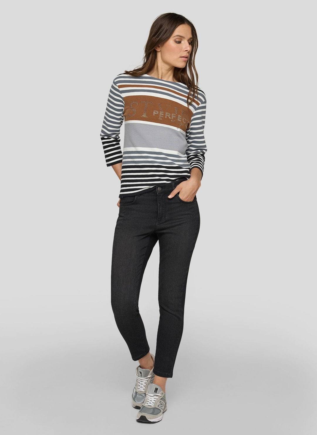 Женский свитшот в полоску Rabe | Фото 4