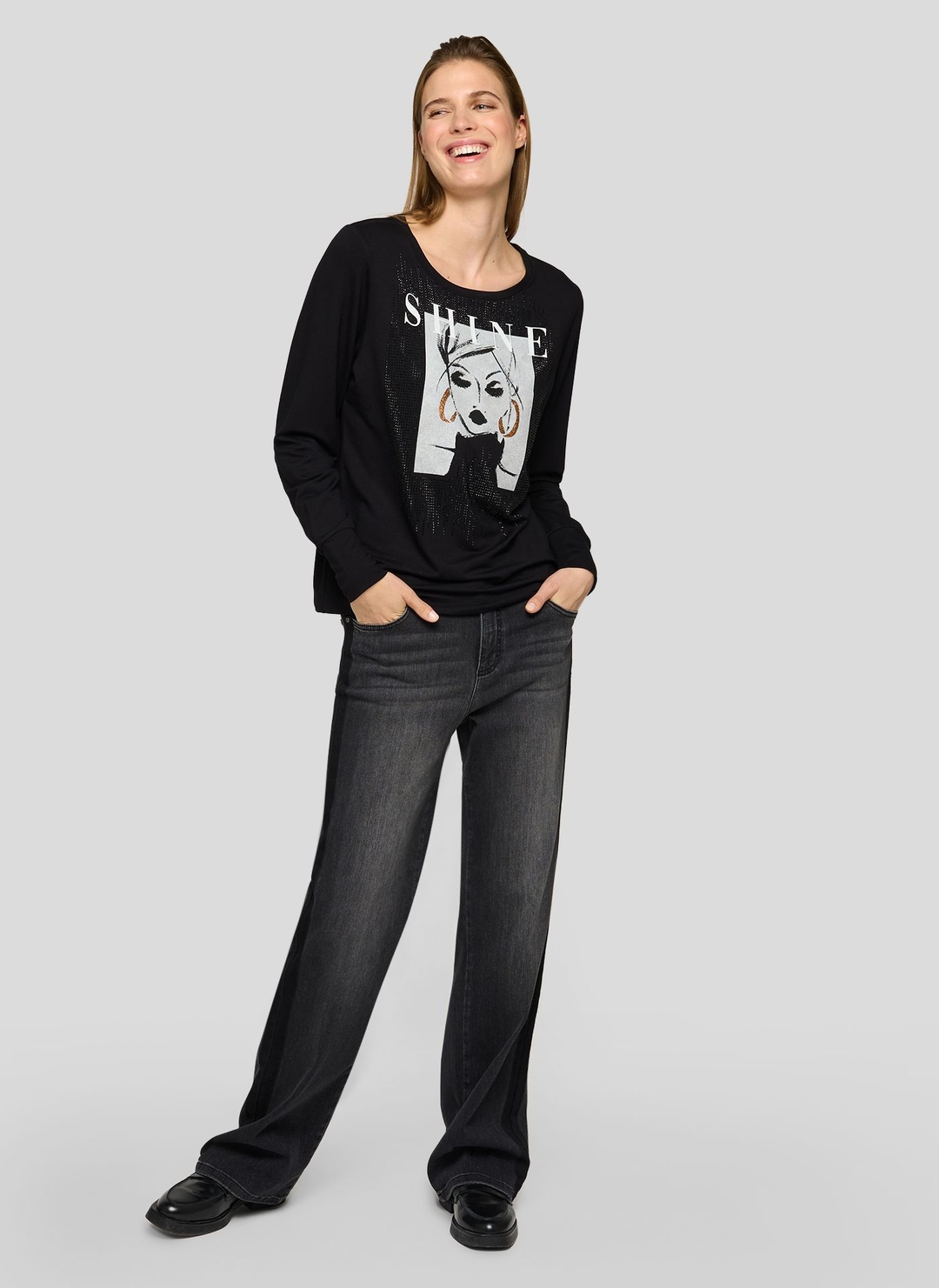 Женский лонгслив из вискозы Rabe | Фото 5