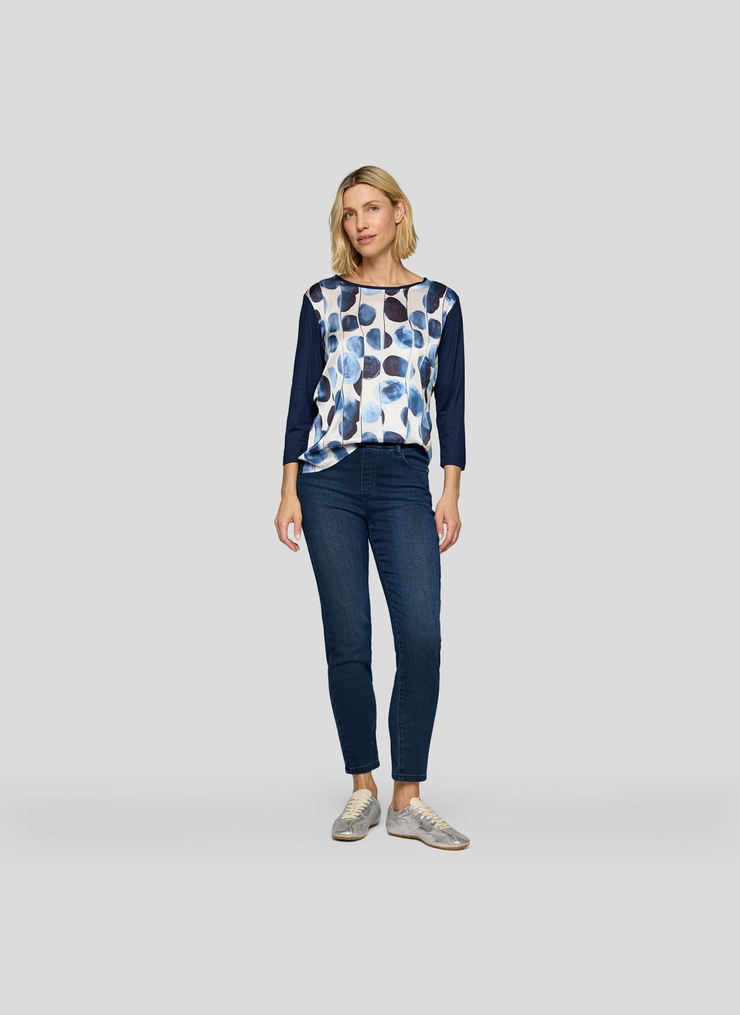 Женская блуза с принтом Rabe | Фото 6