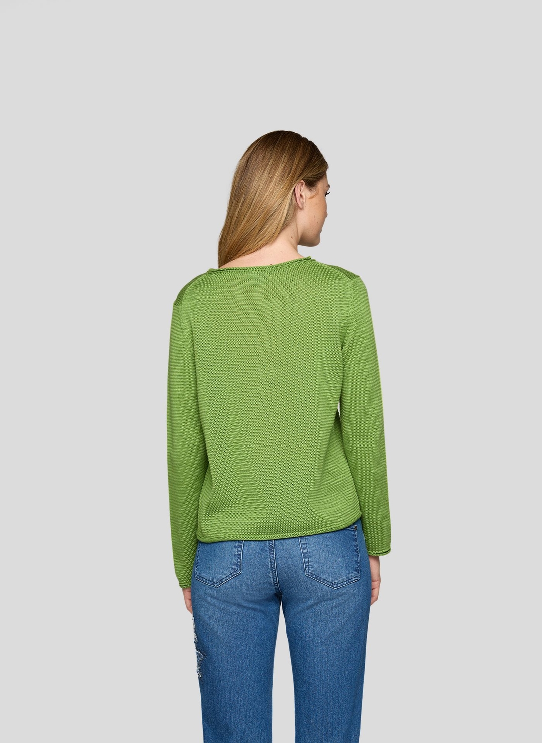 Женский однотонный джемпер Rabe | Фото 3