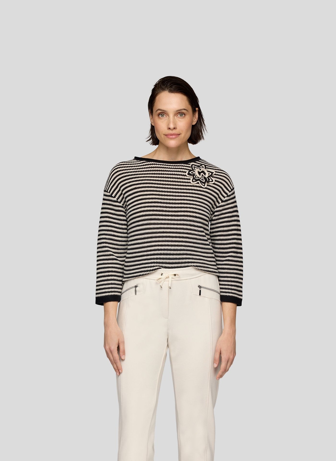 Женский джемпер в полоску Rabe | Фото 2