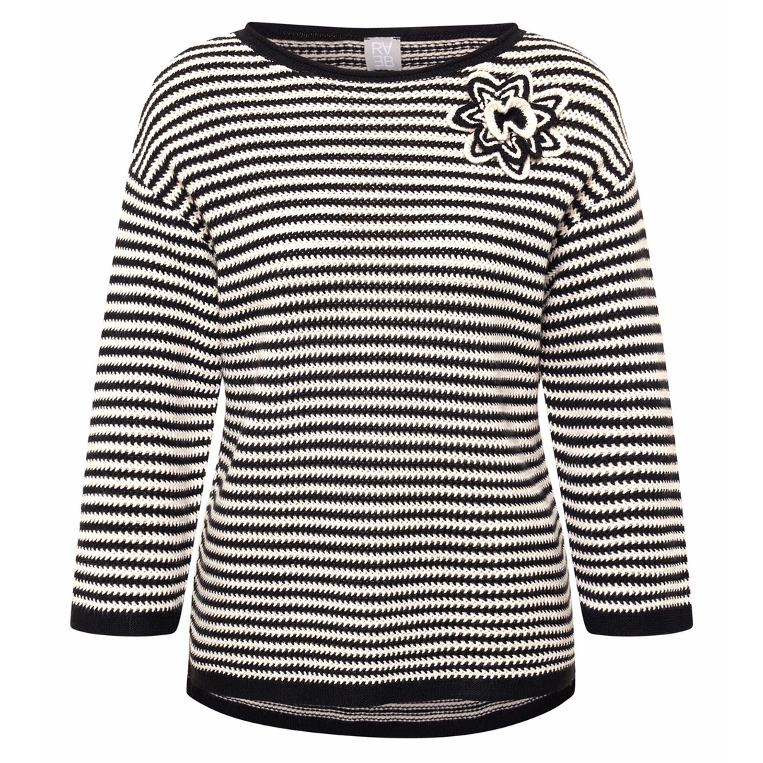 Женский джемпер в полоску Rabe | Фото 1