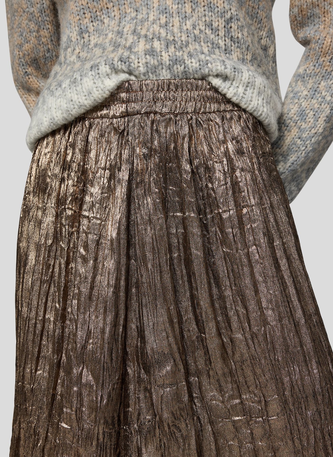 Юбка из жатой ткани Rabe | Фото 4