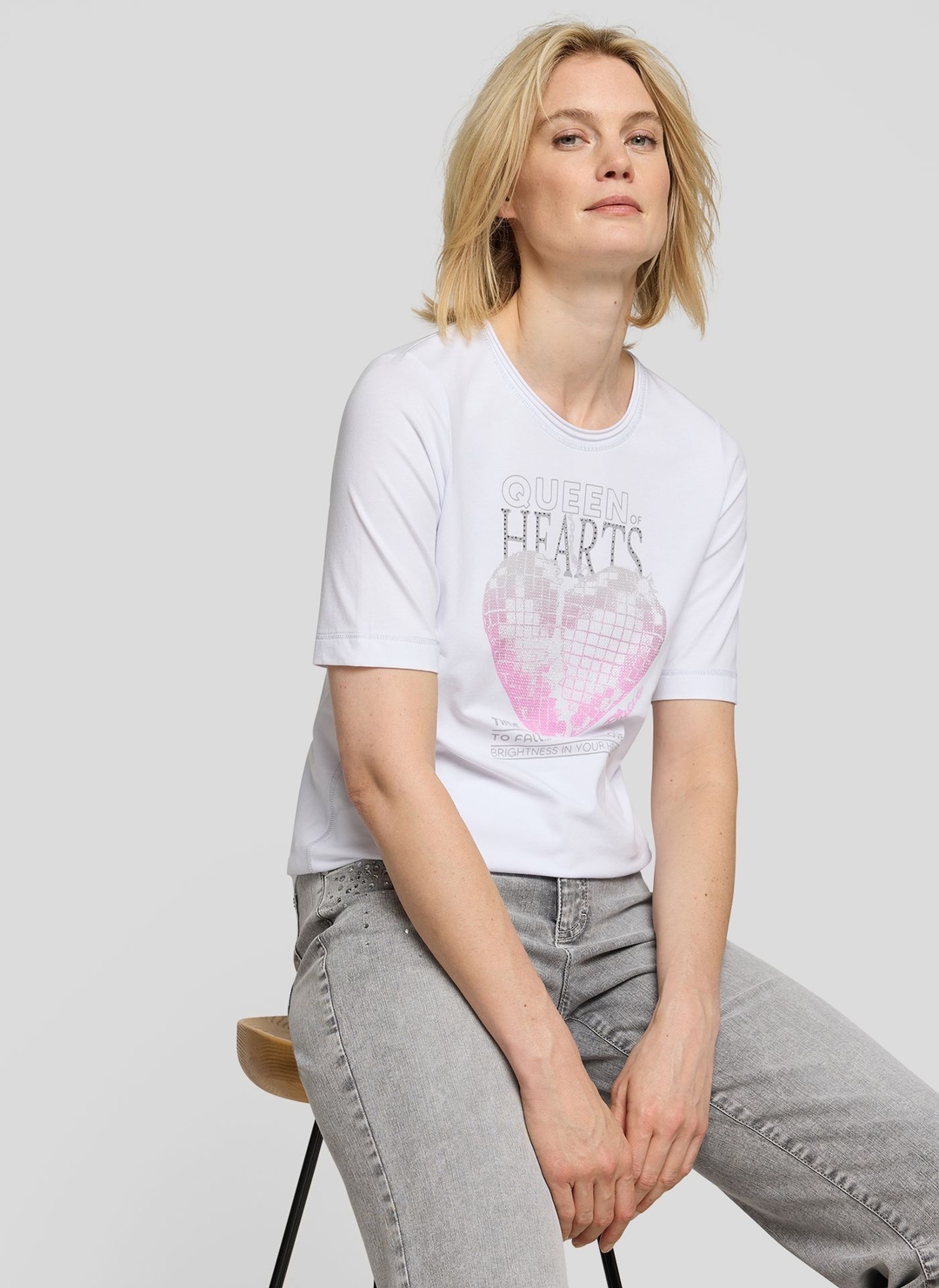 Женская футболка из хлопка Rabe | Фото 5