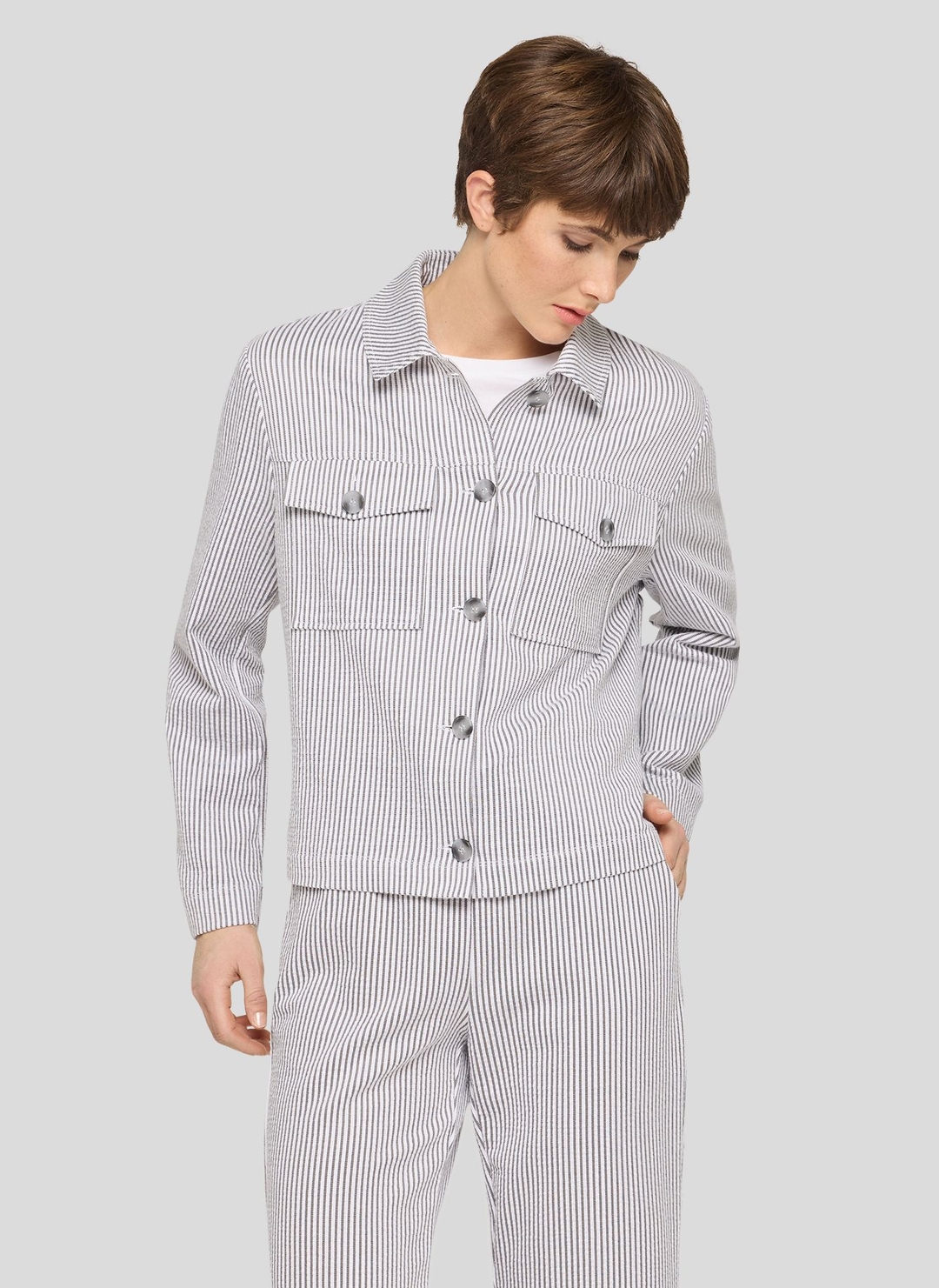 Женский жакет в полоску Rabe | Фото 3