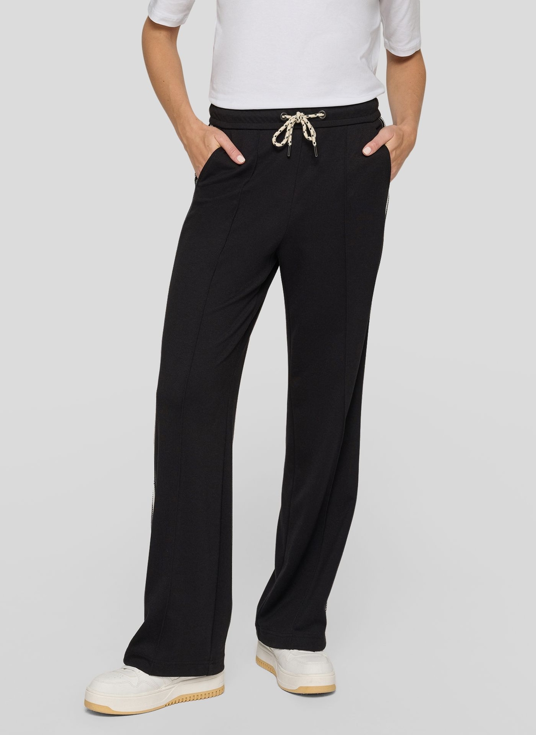 Женские трикотажные брюки с лампасами Rabe | Фото 3