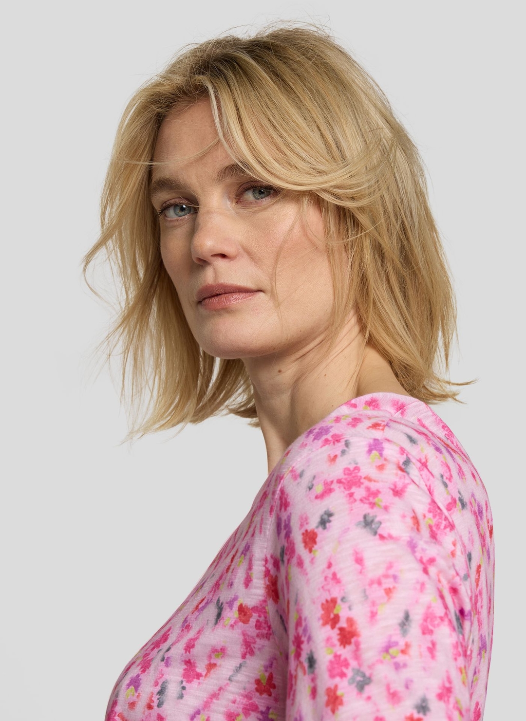 Женская футболка из хлопка с вискозой Rabe | Фото 5