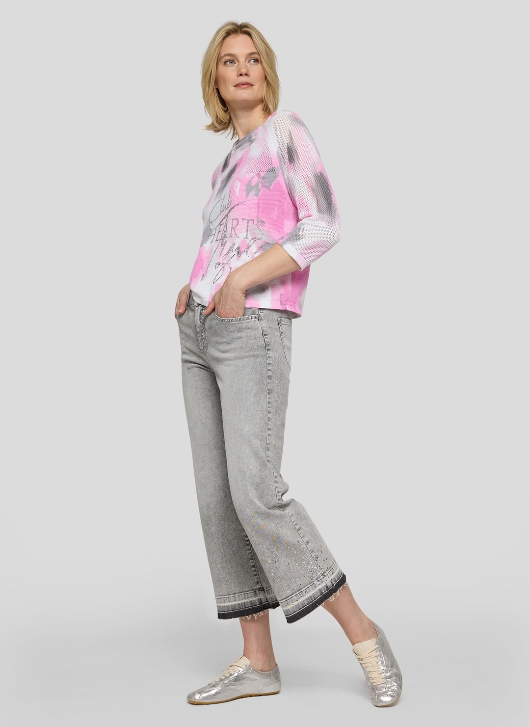 Женский джемпер из хлопка Rabe | Фото 4