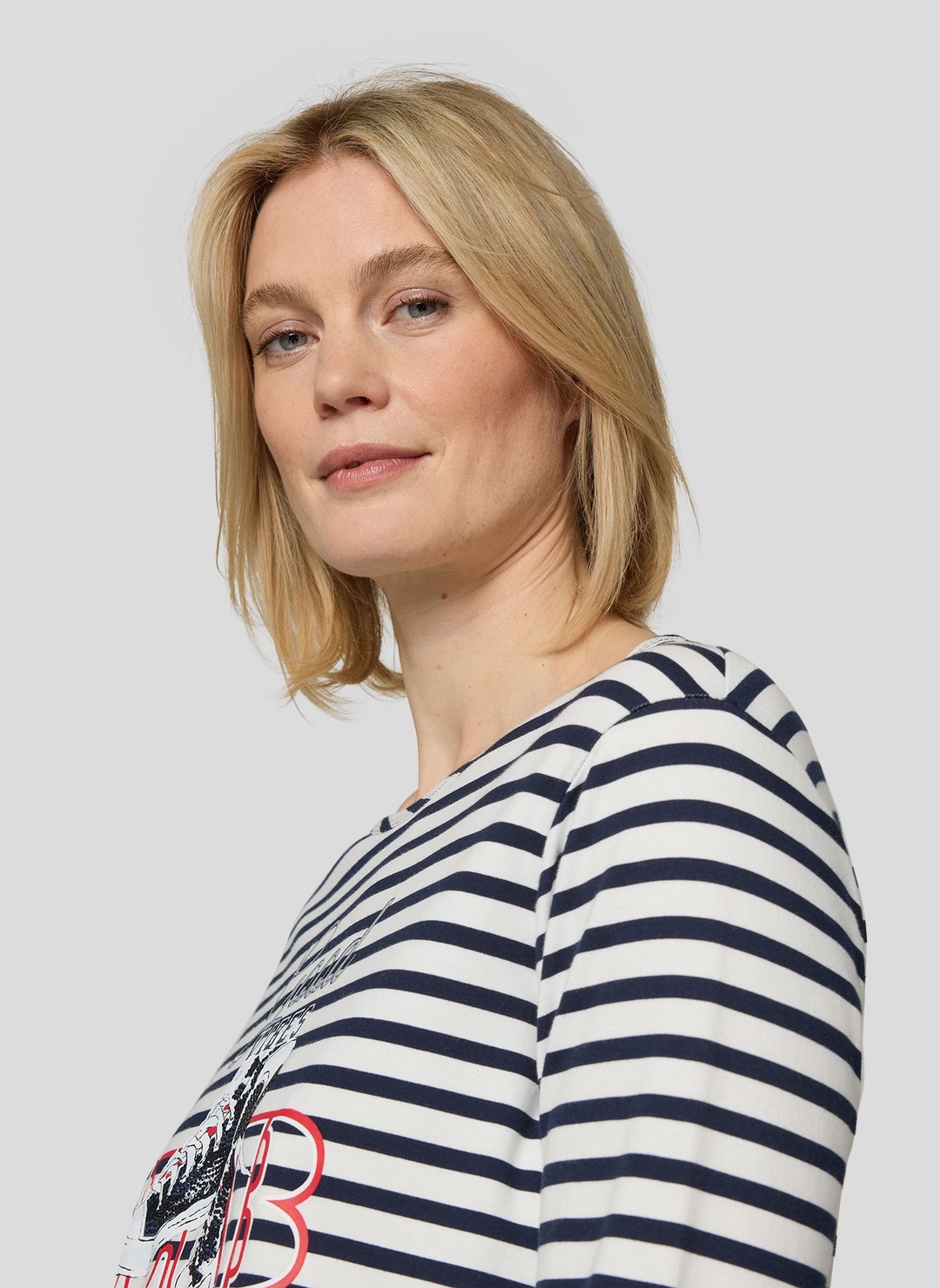 Женский лонгслив с принтом Rabe | Фото 5